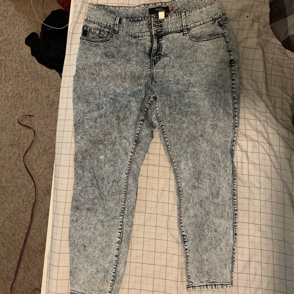 Size 20 Torrid acid wash jeans